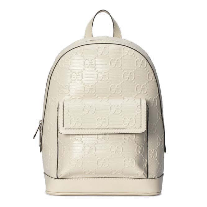 GUCCI GG EMBOSSED BACKPACK 658579 (37*27*13cm) GUCCI GG EMBOSSED BACKPACK 658579 (37*27*13cm)